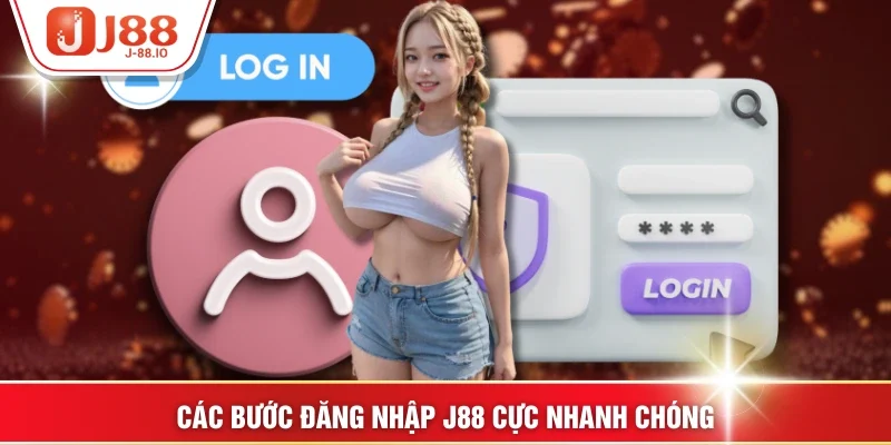 Các bước đăng nhập J88 cực nhanh chóng